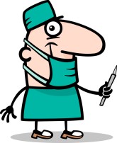 surgeon doctor cartoon illustration
